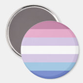 Bigender Pride-vlag Magneet (Voorkant / Achterkant)