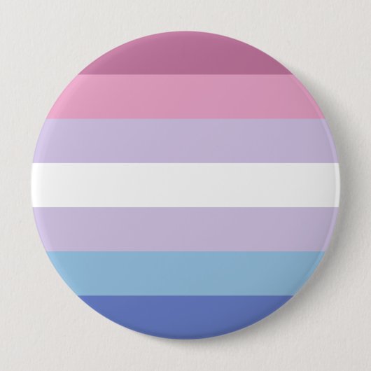 Bigender Pride-vlag Ronde Button 4,0 Cm (Voorkant)