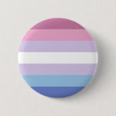 Bigender Pride-vlag Ronde Button 5,7 Cm (Voorkant)