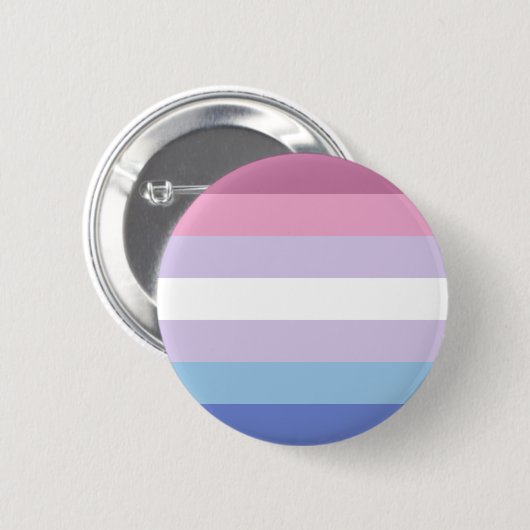 Bigender Pride-vlag Ronde Button 5,7 Cm (Voorkant /achterkant)