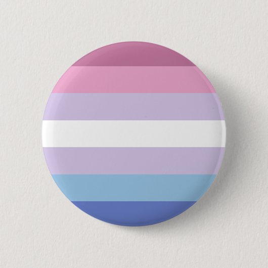bigender pride vlag ronde button 5,7 cm (Voorkant)