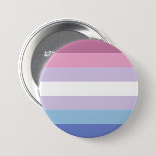 Bigender Pride-vlag Ronde Button 7,6 Cm (Voorkant /achterkant)
