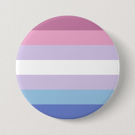 Bigender Pride-vlag Ronde Button 7,6 Cm (Voorkant)