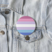 Bigender Pride-vlag Ronde Button 7,6 Cm (In situ)