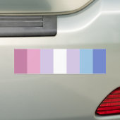 Bigender trots bumpersticker (Op auto)