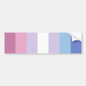 Bigender trots bumpersticker (Voorkant)