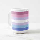 Bigender trots koffiemok (Voorkant links)