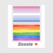 Bigender trots sticker (Vel)