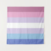 Bigender Vlag 57 x 57 Wandkleed (Voorkant (horizontaal))