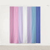 Bigender Vlag Extra Groot LGBT Wandkleed (Voorkant)