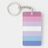 Bigender-vlag Sleutelhanger (Voorkant)
