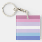 Bigender-vlag Sleutelhanger (Voorkant)