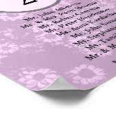 Bigentetafel Afdruktint 1 Poster (Hoek)