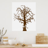 Bigerprint Big Oak Tree Guestbook Poster (Keuken)