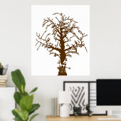 Bigerprint Big Oak Tree Guestbook Poster (Thuiskantoor)