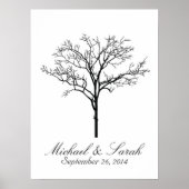Bigerprint Tree Guestbook Poster (Voorkant)