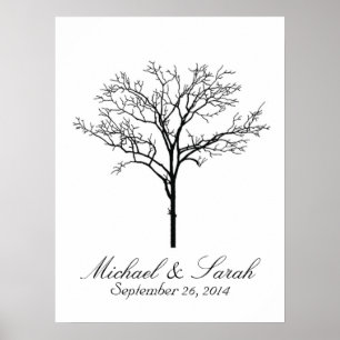 Bigerprint Tree Guestbook Poster