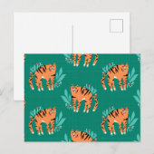 Bigers met bloemen briefkaart (Voorkant / Achterkant)