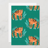 Bigers met bloemen kaart (Voorkant / Achterkant)