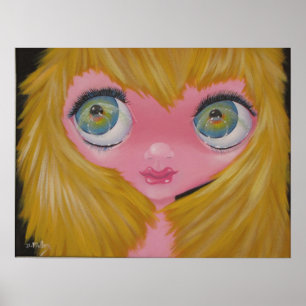 BigEye art origineel schilderij van 60 Poster
