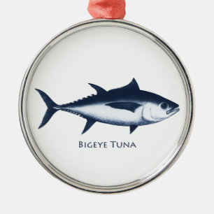 Bigeye Tuna Logo Metalen Ornament