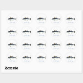 Bigeye Tuna Style Thunder_Cove Ronde Sticker (Vel)