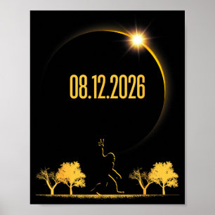 Bigfoot 08.12.26 Totale Zonsverduistering 2026 Poster