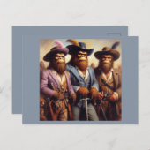 Bigfoot 3 Musketiers Briefkaart (Voorkant / Achterkant)