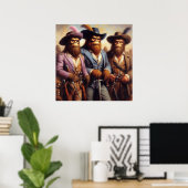Bigfoot 3 Musketiers Poster (Thuiskantoor)