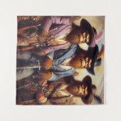 Bigfoot 3 Musketiers Wandkleed (Voorkant (horizontaal))