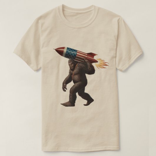 Bigfoot 4 juli t-shirt (Design voorkant)