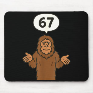 Bigfoot 67 Meme Zes Zeven Grappige Sasquatch Muismat