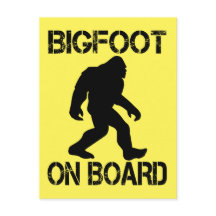 Bigfoot aan boord Funny Bigfoot