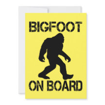 Bigfoot aan boord Funny Bigfoot