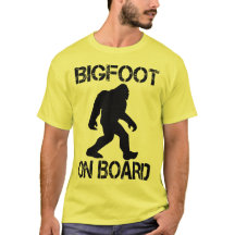 Bigfoot aan boord Funny Bigfoot
