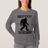 Bigfoot aan boord Funny Bigfoot T-shirt (Voorkant)