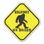 Bigfoot aan boord sticker (Voorkant)