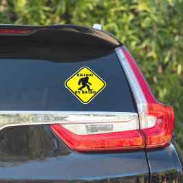 Bigfoot aan boord sticker