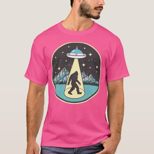 Bigfoot Abduction  Sasquatch T-shirt (Voorkant)