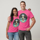 Bigfoot Abduction  Sasquatch T-shirt (Unisex)