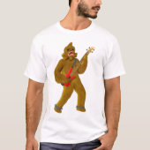 Bigfoot afspelen t-shirt (Voorkant)