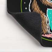 Bigfoot Alien Alliance - Grappige Scifi Cryptid Muismat (Hoek)