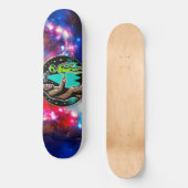 Bigfoot Alien Alliance - Grappige Scifi Cryptid Persoonlijk Skateboard (Voorkant)