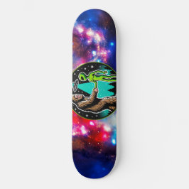 Bigfoot Alien Alliance - Grappige Scifi Cryptid Persoonlijk Skateboard