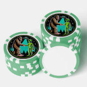 Bigfoot Alien Alliance - Grappige Scifi Cryptid Poker Chips (Opstapeling)