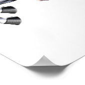 Bigfoot Alien Riding Eenhoorn Poster (Hoek)