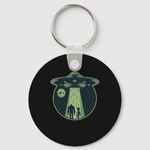Bigfoot Alien Sasquatch UFO Abduction Aliens Gift Sleutelhanger