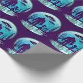Bigfoot Alien UFO Cadeaupapier (Hoek)