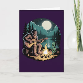 Bigfoot Alien UFO Cryptid Ontmoeting Paranormaal Kaart