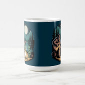 Bigfoot Alien UFO Cryptid Paranormale Ontmoetingsm Koffiemok (Center)